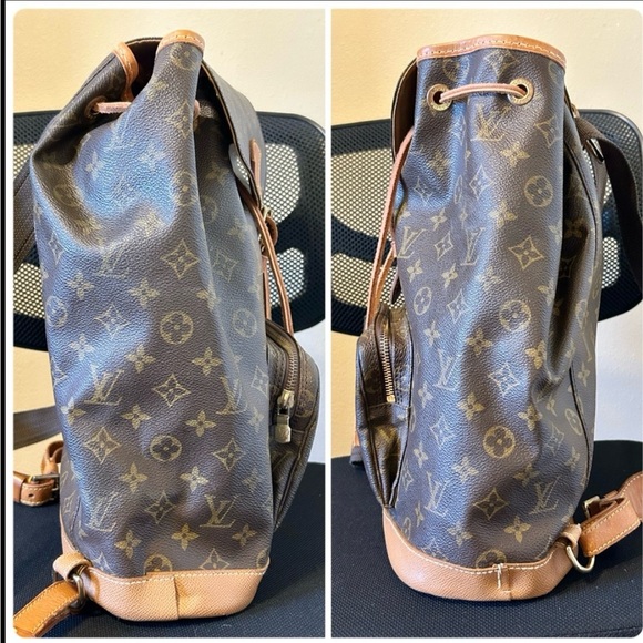 Authentic Louis Vuitton backpack GM with replaced bottom and trim - Picture 5 of 15